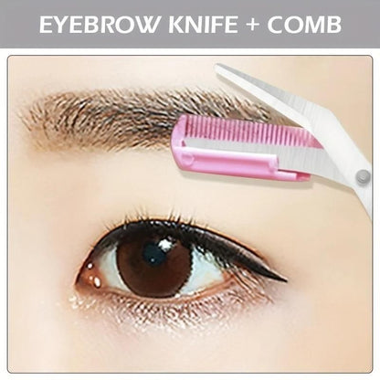 Eyebrow Trimmer with Comb Set